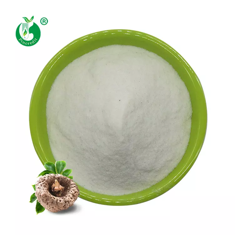 Pincredit Supply Food Grade Bulk Organic Konjac Gum Glucomannan Powder