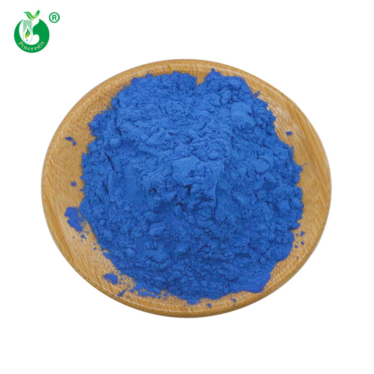 Pincredit Supply Natural Pigment Powder Wholesale Blue Spirulina E6 Phycocyanin Powder