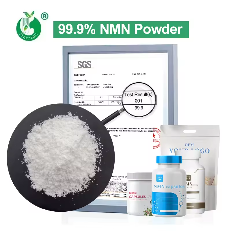 Anti Aging Supplements Pure Nicotinamide Mononucleotide Powder 99.9% NMN