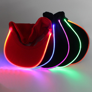 Hip-hop Performance Festival Club Stage Flash Glow Party Hat Rave Accessories Led Hat Light Up Baseball Cap