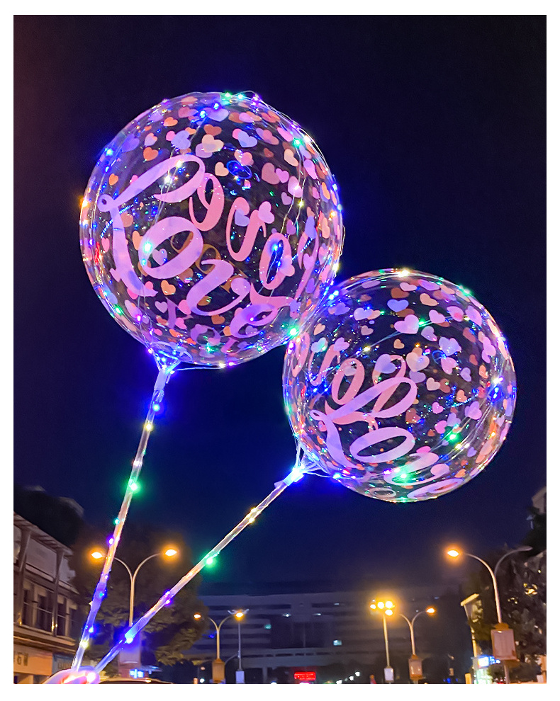 Most Trendy Led Balloon Led Bobo Balloon Balloon With Sticks