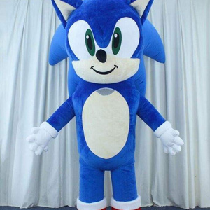 Factory High Quality Large Inflatable Mascot Costume Custom Inflatable Sonic Game Costume Doll Costume and Plush Toy Sonic