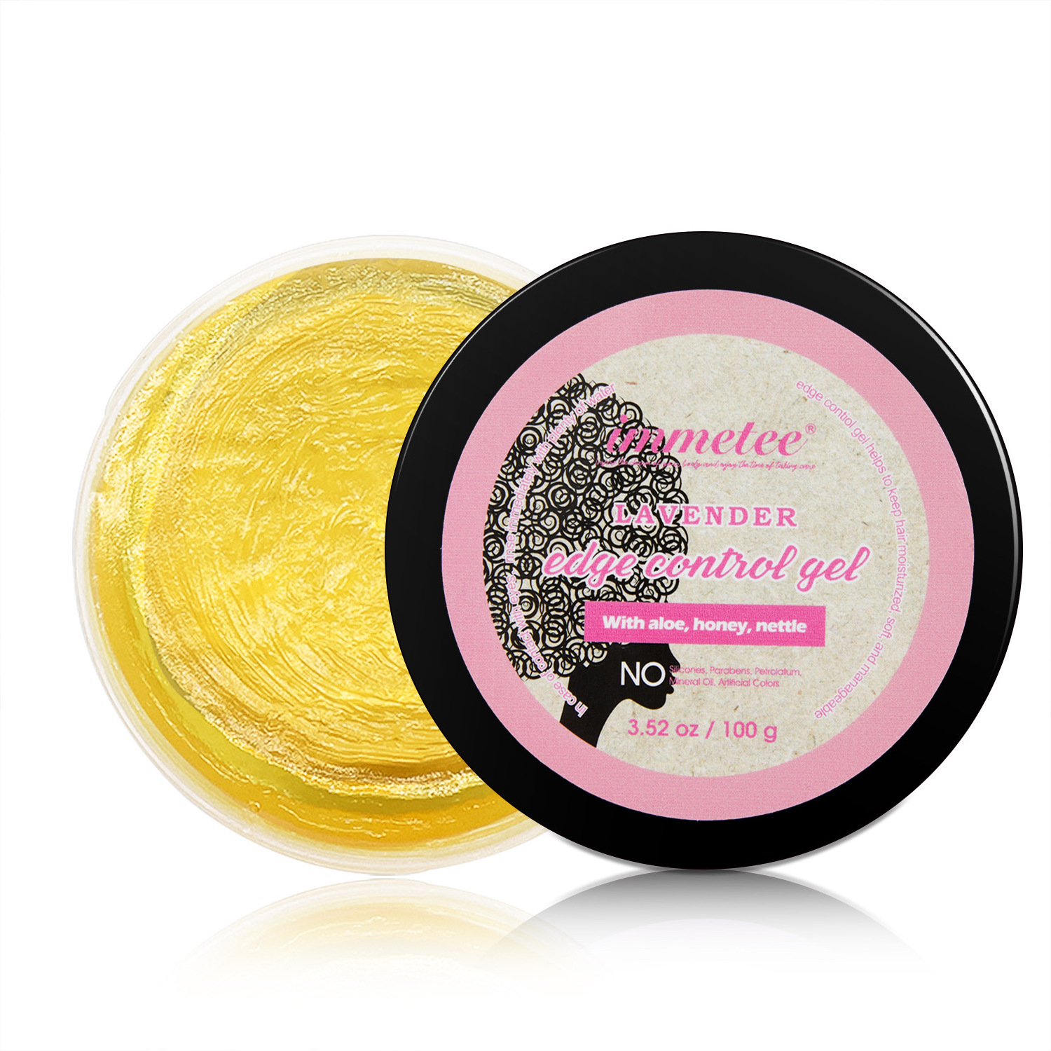 Hair Styling Product Edge Control Wax Private Label Lace Glue For Wigs 24 Strong Hold Hair Edge Control Gel Mousse