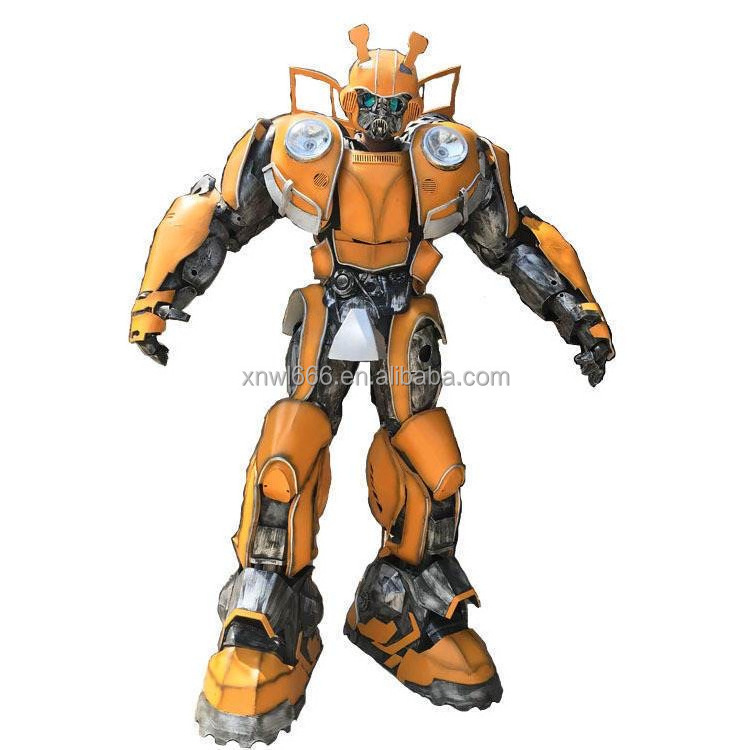 Wholesale Wearable LED Large Props Armor Character Robot Costume Giant Wearable Robot Mascot Cosplay Robot Transformer