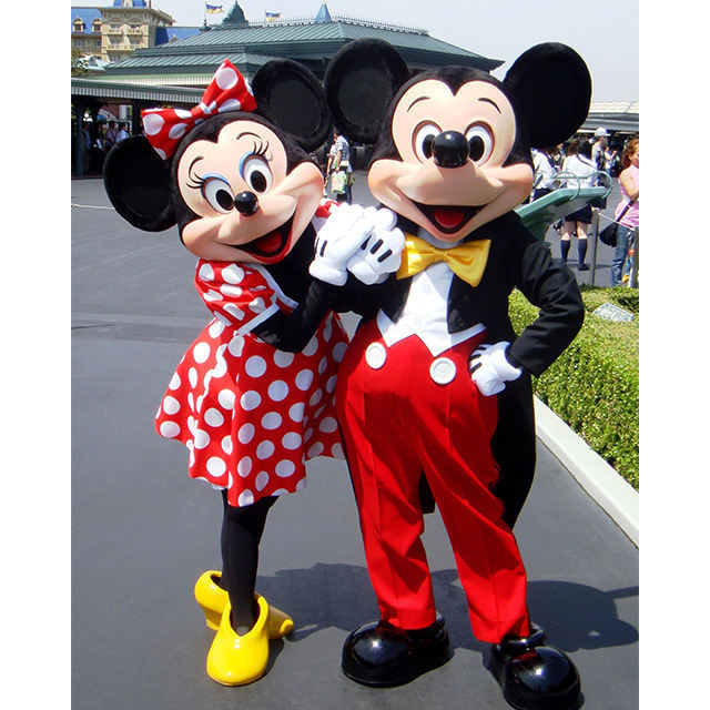 Low price and cheap products Custom Mouse Mascot Costume/Mickey and Minnie mascot costume for party