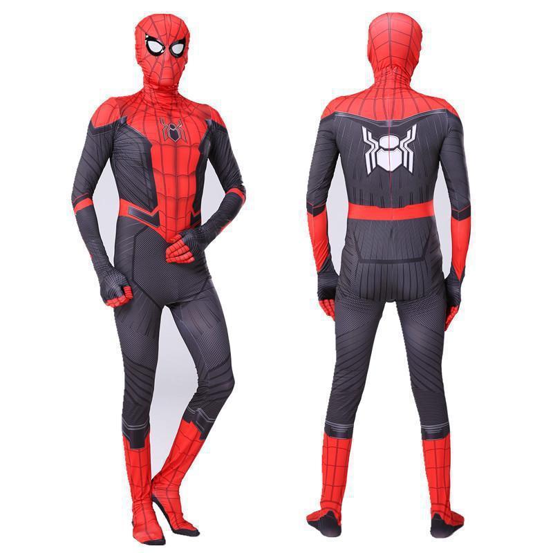 New Hot Selling Spider-Man Action Costume Halloween Film & TV Superhero Cosplay Kids Boys Factory Custom Multicolour