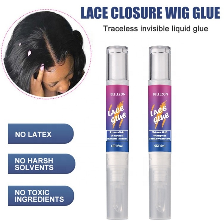 Wholesale Hot Selling Strong Hold Waterproof Lace Wig Glue Pen Lace Wig Adhesive Glue Lace Glue Pen