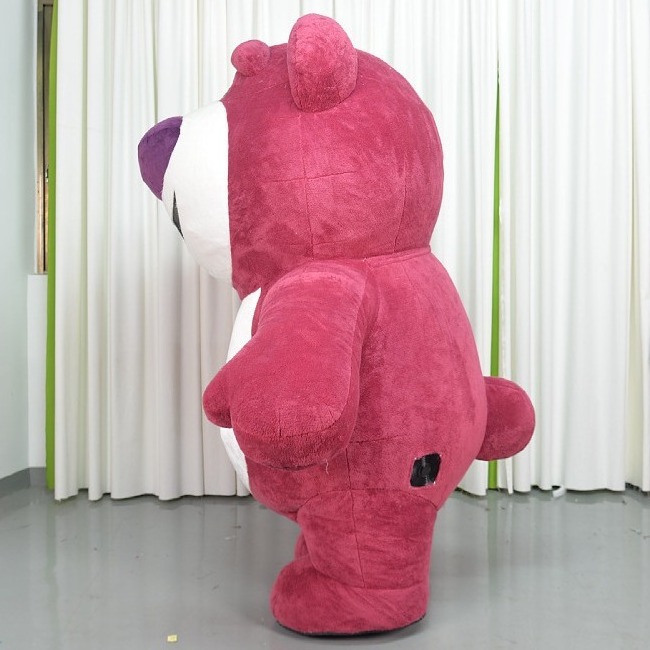 High quality customisable 2m/2.6m/3m Toy Story Strawberry Bear Mascot Costume Walking Inflatable Mascot