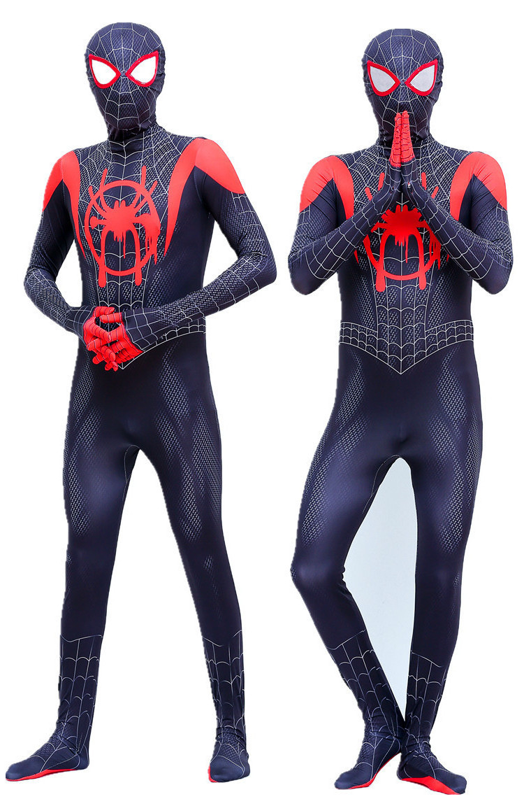 New Hot Selling Spider-Man Action Costume Halloween Film & TV Superhero Cosplay Kids Boys Factory Custom Multicolour