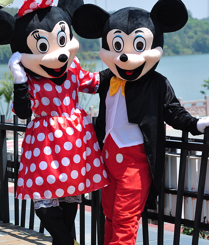 Low price and cheap products Custom Mouse Mascot Costume/Mickey and Minnie mascot costume for party