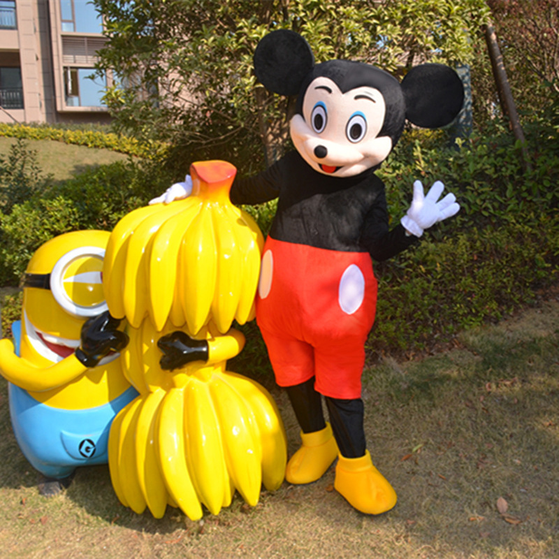 Factory High Quality Custom Hot Mouse Mascot Costume / Mickey Mascot Costume For Kids Party Entertainment Event Show