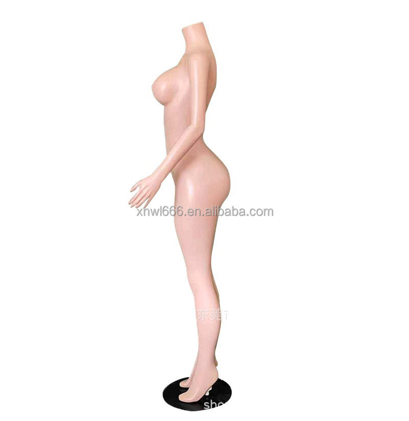 Hot Body Plastic Full Size Big Bust Ass Manikin Sexy Xx Girl Swim Suit Bikini Panties Female Beachwear Headless Mannequin