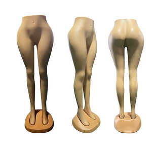 HIGHER QUALITY GOOD PRICE FOR PLASTIC FEMALE HALF BODY OF PANTS TROUSERS DISPLAY SKIN COLOR LOWER LEG MANNEQUIN