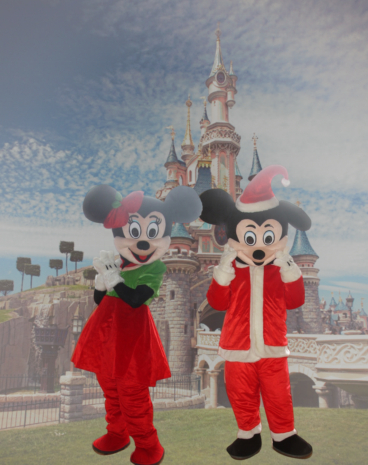 High Quality Customized Christmas Wedding Mascot Costume Mickey Mascot Costume Children's Party Entertainment Events Performance