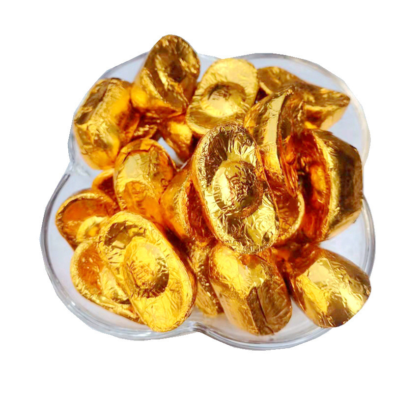 Strength Factory Custom Made Various Shapes 500g Bulk Candy Mixed Milk Flavor Gold Coin Chocolate