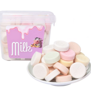 New Product fruit flavored milk tablets hard candy dried milk Tablet Candy For Kids