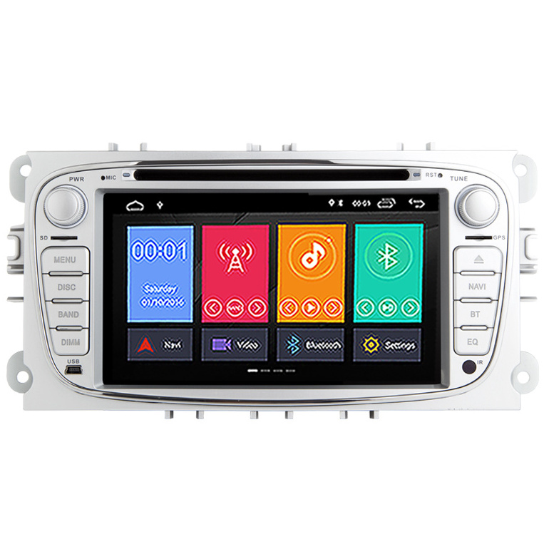 7'' radio cassette dvd android for Ford Focus/Mondeo mk3 2008-2011 IPS 1024*600HD screen car GPS navigation multimedia player