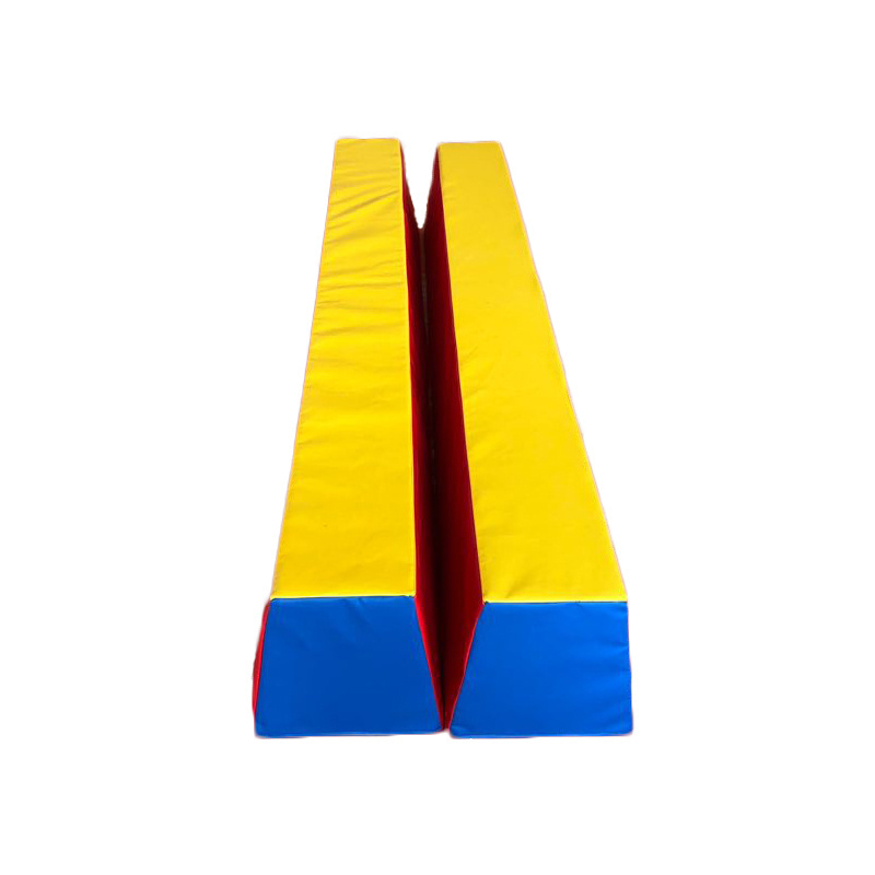 High density soft foam balance beam for kids gymnastic training in club