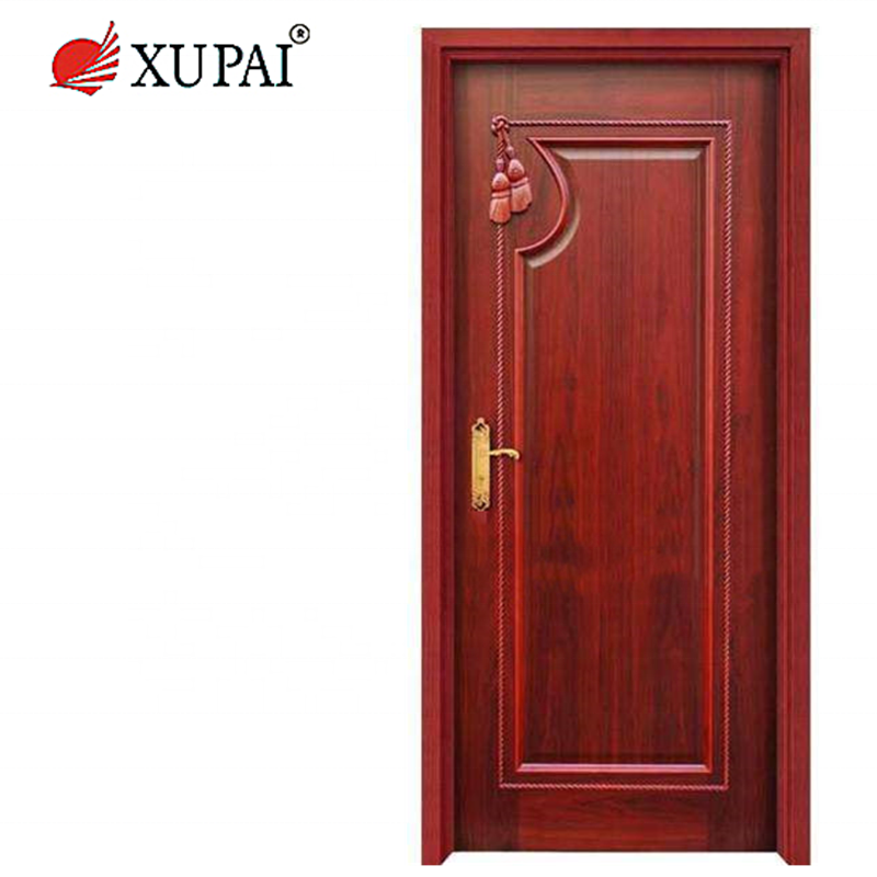 Xupai High Quality Solid Wooden Doors cheap price Interior Hollow Core Bedroom Door