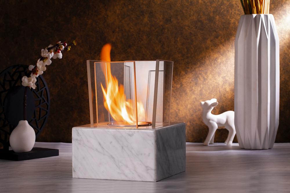 Custom Decorative Indoor Mini Table Top Ethanol/Gas Fireplace