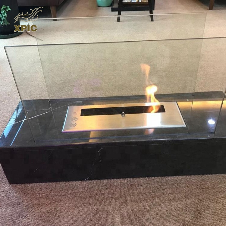 Factory Cheap Sell Modern Indoor Table Fire Pit Ethanol Marble Fireplace