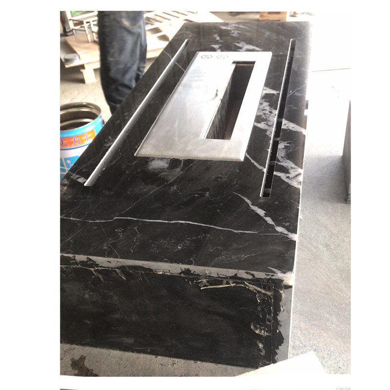 ethanol marble firepit tabletop fire place manufacturer