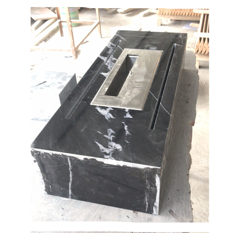 ethanol marble firepit tabletop fire place manufacturer