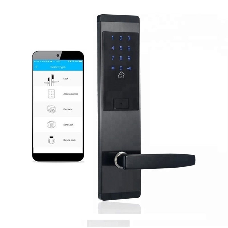 New Smart Phone APP TTLock Wireless BLE RFID Door lock for wooden door with wifi optional