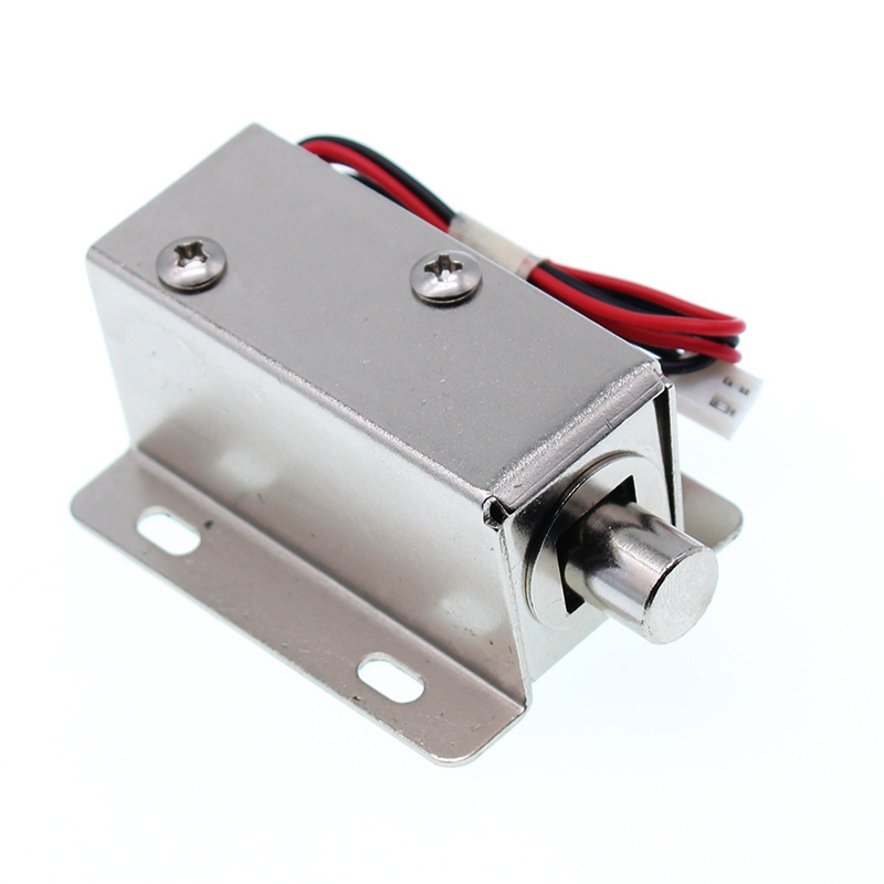 2022 Deadbolt Electric Solenoid Cabinet Lock with round bolt 12V 24V and 6V can be customized