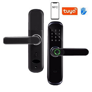 TTLock Tuya Electronic Security Smart BLE App WiFi Digital Code IC Card Biometric Fingerprint Door Lock for Home Apartment