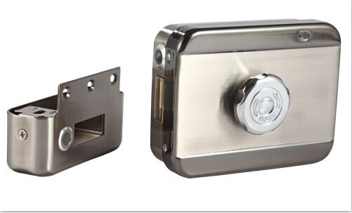 Main Gate Electronic Lock Surface Electric Rim Lock