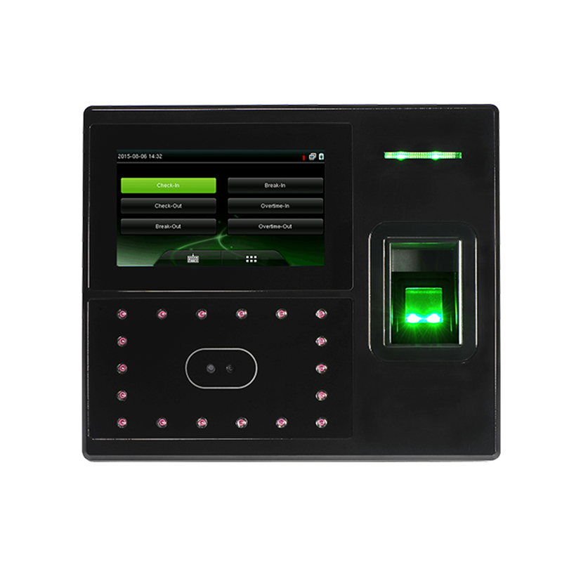 Staff Employee Face Fingerprint Access Control & Time Attendance Biometric Time Recorder Clock System Machine ZKT uFace800