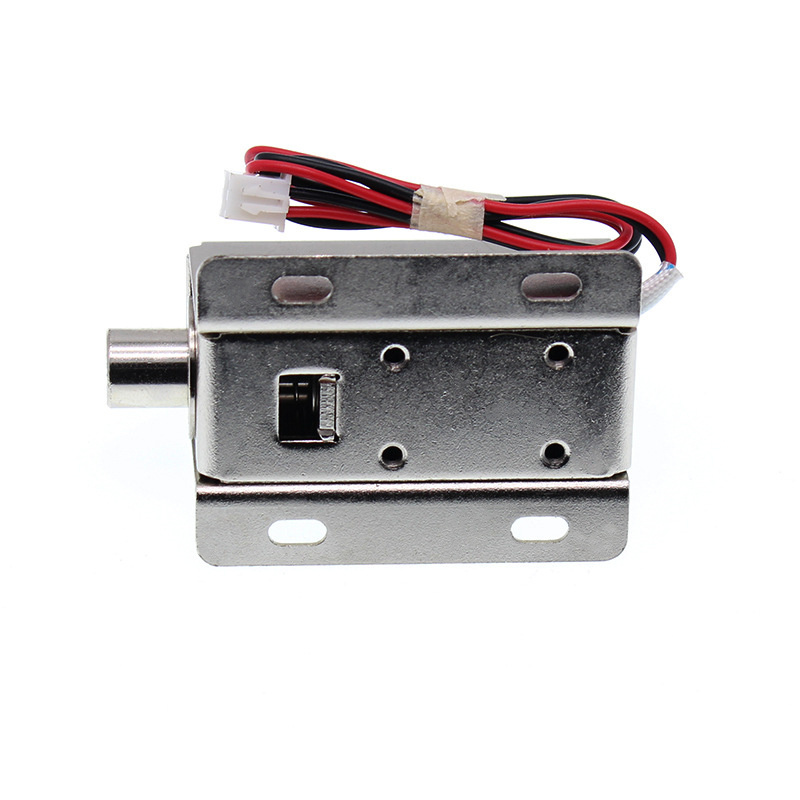 2022 Deadbolt Electric Solenoid Cabinet Lock with round bolt 12V 24V and 6V can be customized