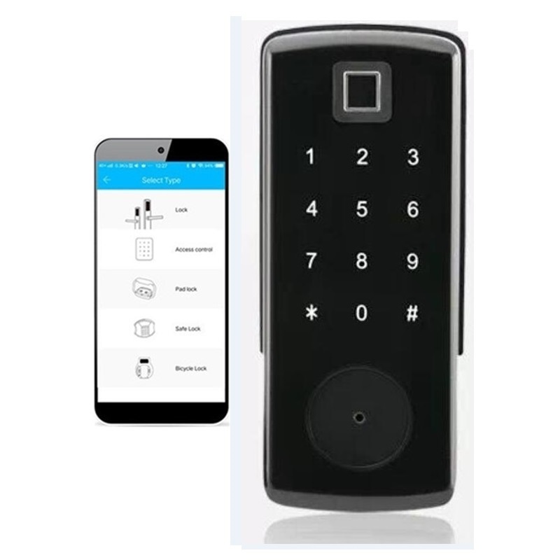 Smart BLE/WIFI Digital Fingerprint Door Locks BL01-F Real-Time Monitoring By Mobile APP Unlocking by Code Key and Card