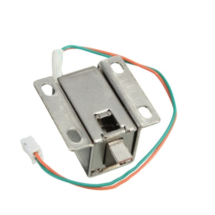 DC 12V mini Electric Solenoid Lock Assembly for Door Cabinet Drawer