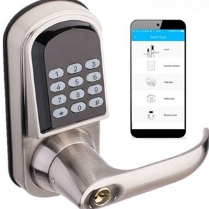 Wireless TTLock Smart Phone APP release Blue-tooth Handle Door Locks with Mobile APP Remote Control WIFI Optional