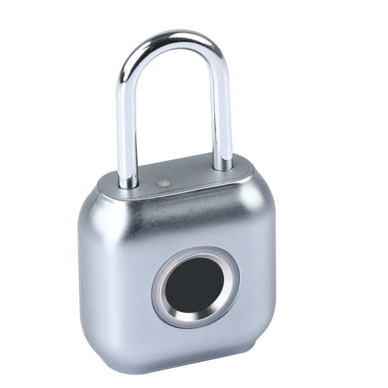 New and Cheap Keyless Biometric Fingerprint Padlock for smart cabinet and bags