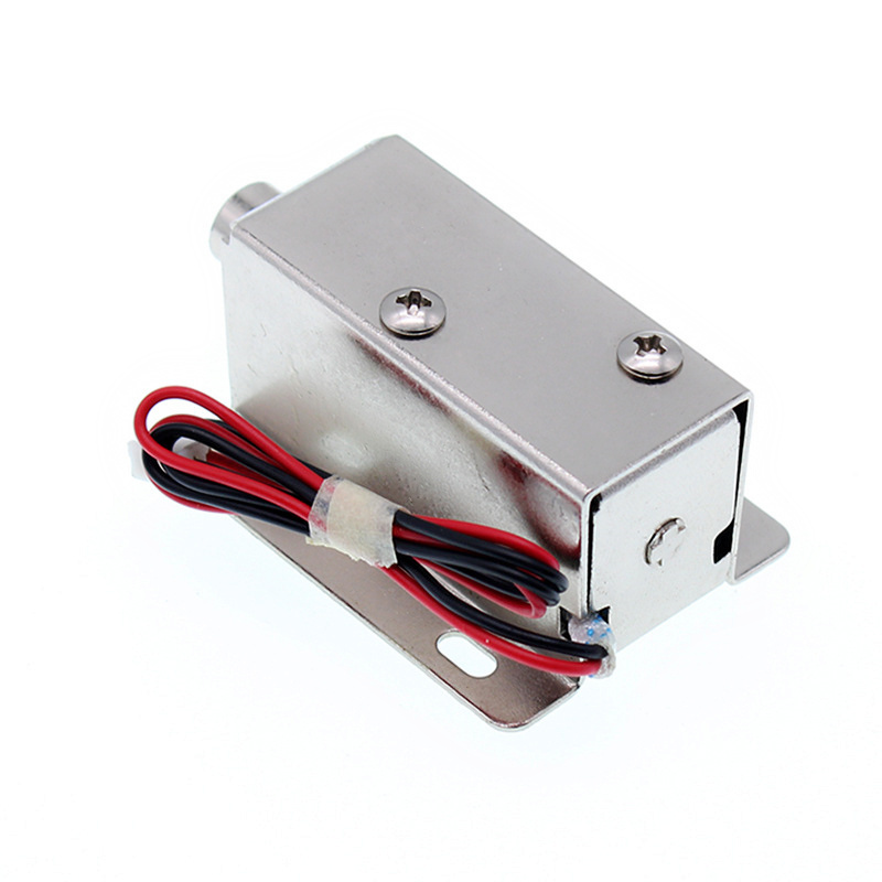 2022 Deadbolt Electric Solenoid Cabinet Lock with round bolt 12V 24V and 6V can be customized