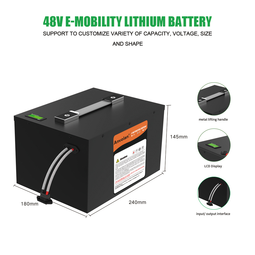 Factory Outlet 48 volt battery pack 960Wh CityBike E-Scooter ebike Lithium Ion Batterie 48v 20ah