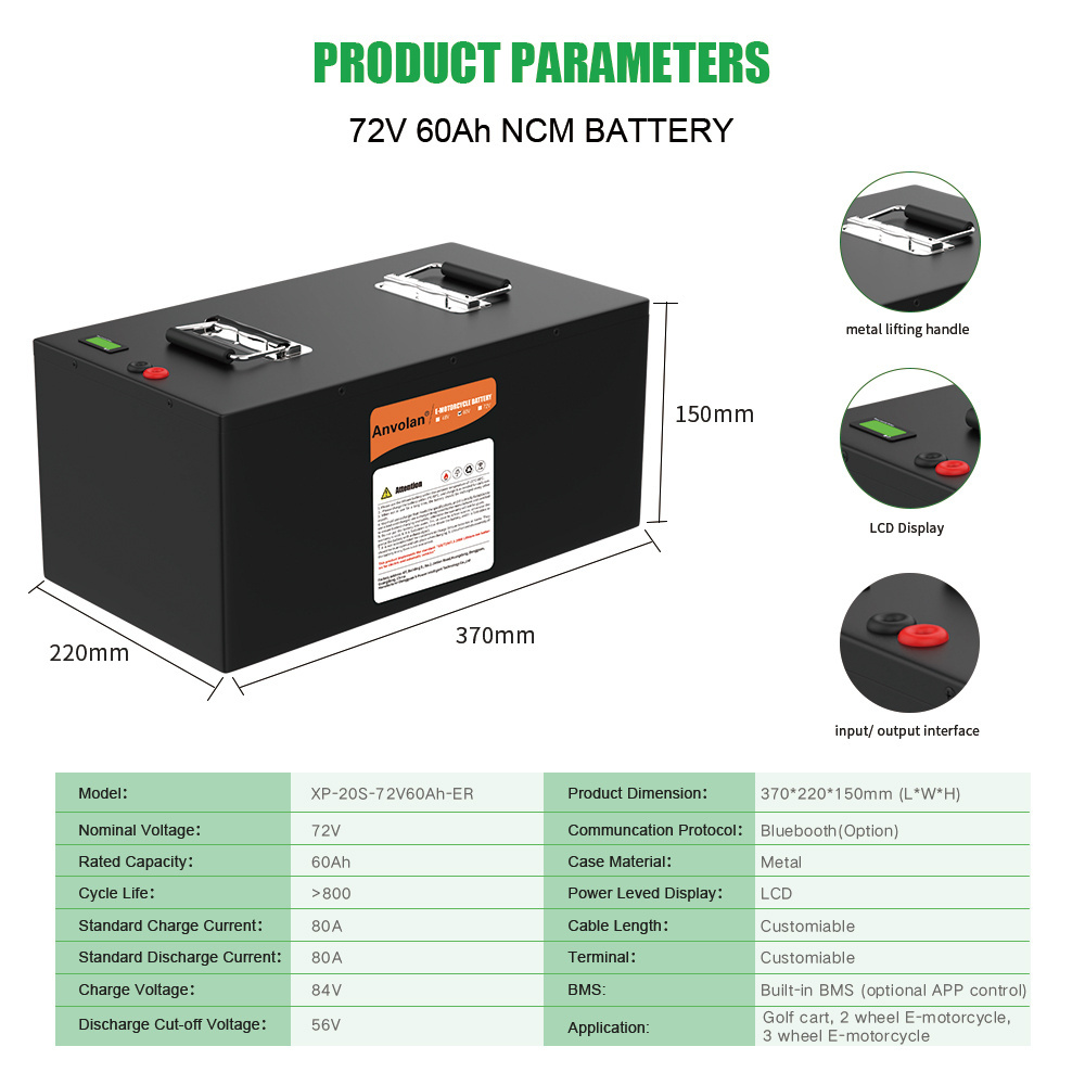 Best Price lithium ion golf cart battery pack 36v 48v 52V 72v 50Ah 60Ah 100ah for 4 wheels golf cart