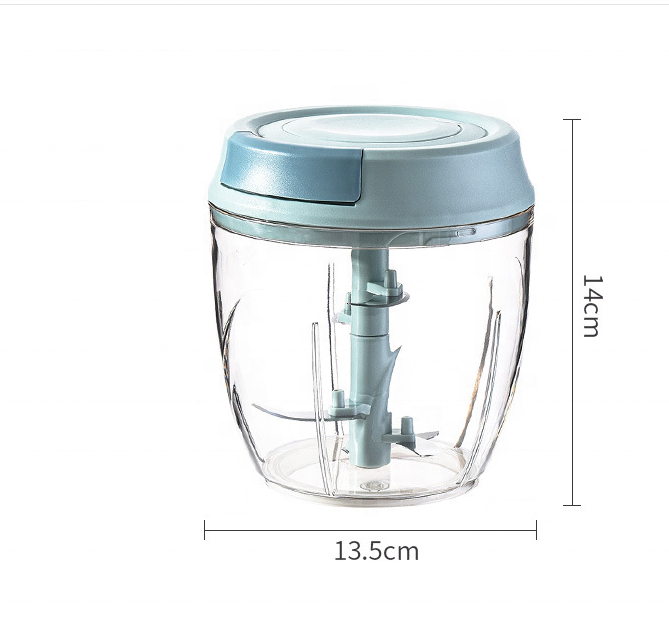 900ml Large capacity Kitchen accessories Pulling Manual Food Rope Processor Shredder Vegetable Garlic Chpoper Grinder