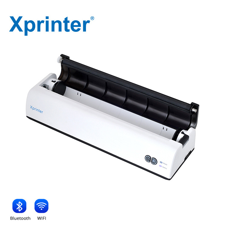 Xprinter XP-P81 Portable Printer A4 Rechargeable printer Bluetooth Wireless White Portable A4 Thermal Printer