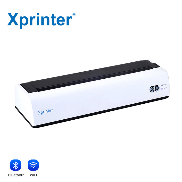 Xprinter XP-P81 Portable Printer A4 Rechargeable printer Bluetooth Wireless White Portable A4 Thermal Printer