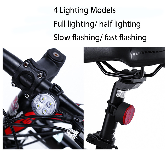 Wholesale Bicycle LED Light USB Rechargeable Tail Light Bike Lamp