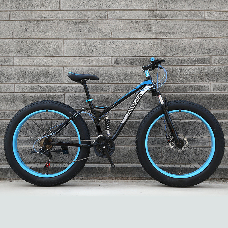 Wholesale 20 24 26 inch Fat Bike 4.0 Fat Tire Full Suspension Mountain Bike