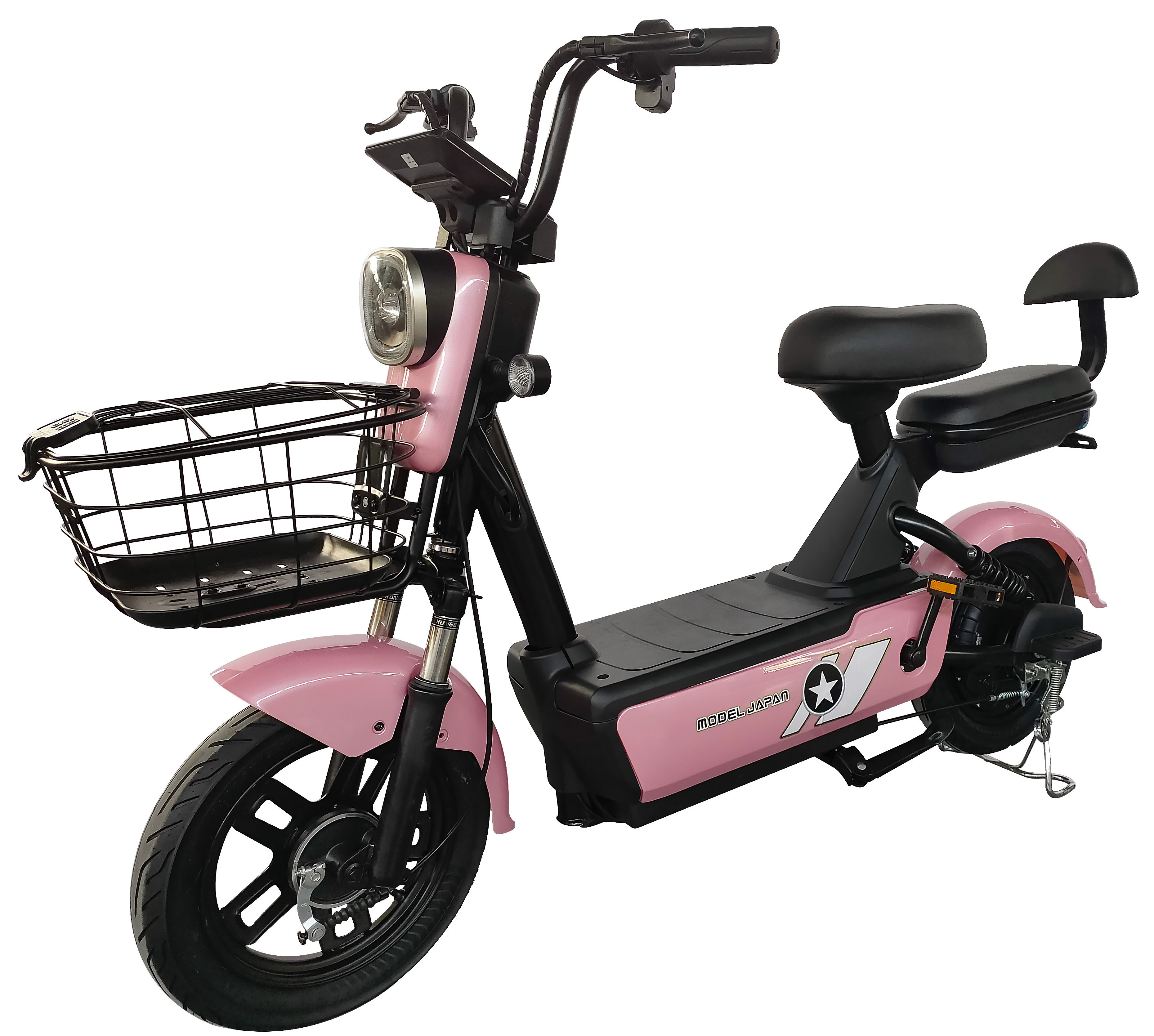 Electric scooter 2 seater 48V 750W Electric City Bike 14-16 inch lead-acid battery electric bicycle 500w