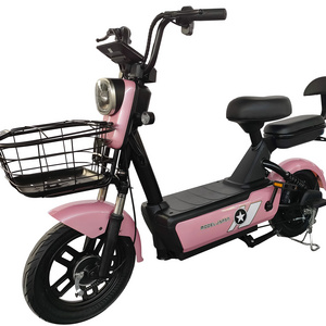 Electric scooter 2 seater 48V 750W Electric City Bike 14-16 inch lead-acid battery electric bicycle 500w