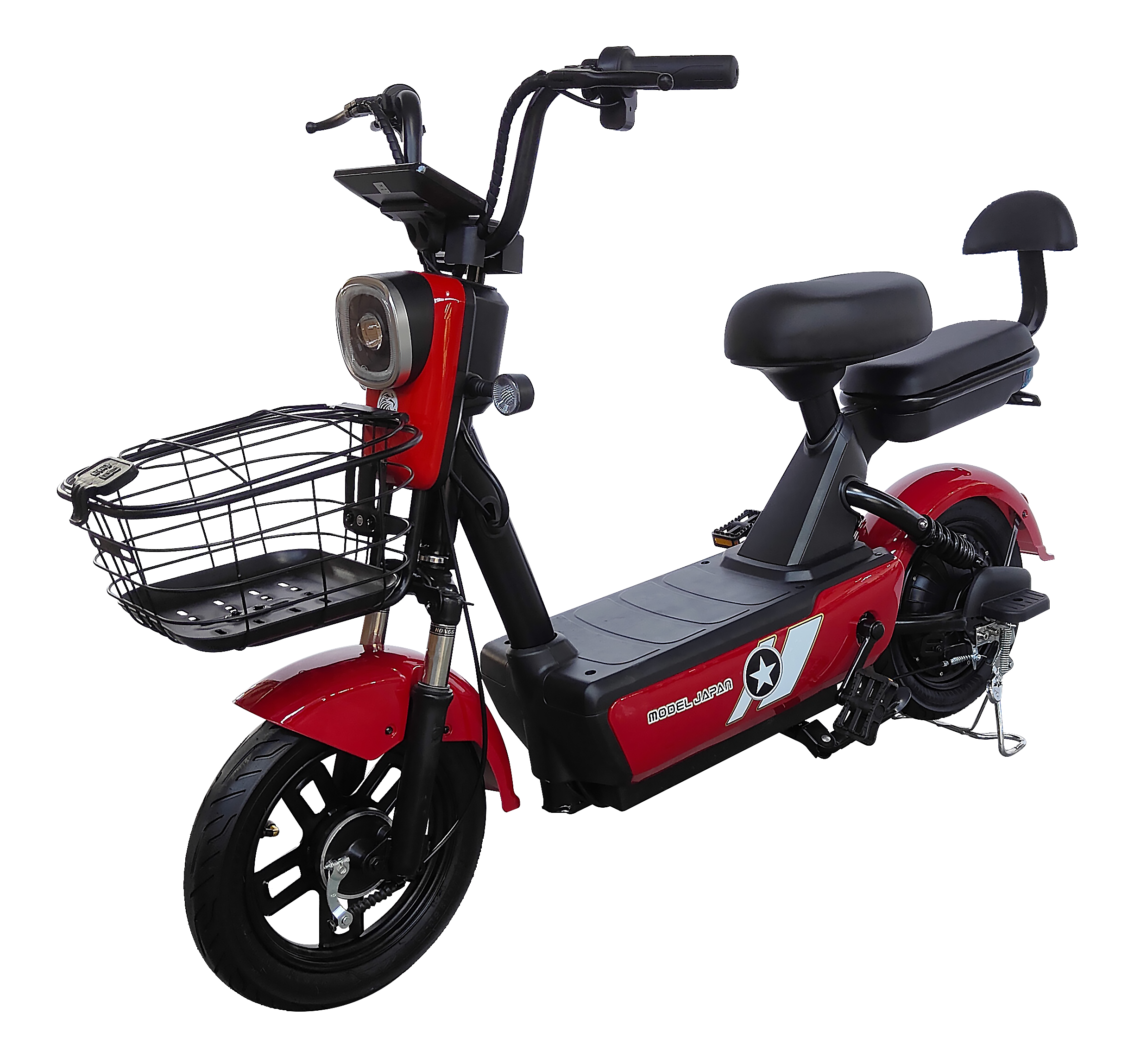 Electric scooter 2 seater 48V 750W Electric City Bike 14-16 inch lead-acid battery electric bicycle 500w