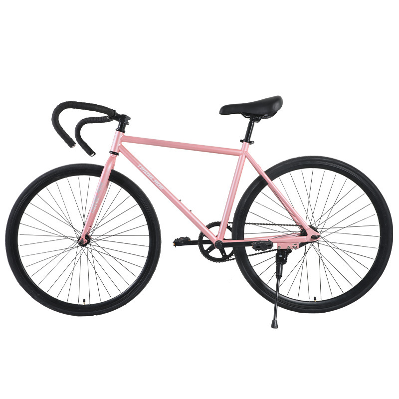 700C Classic pink fixed gear bicycle single speed steel aluminum alloy fixed gear bikes