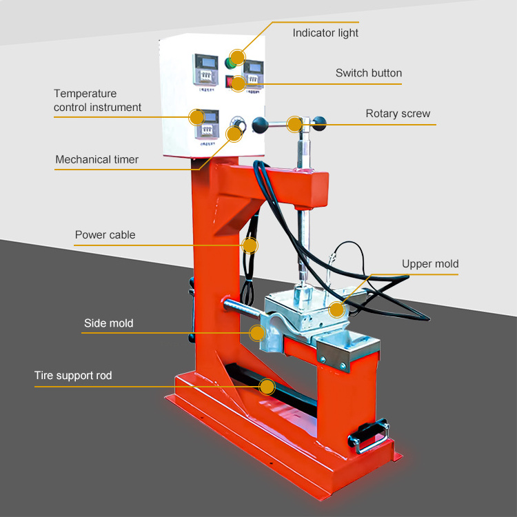 High Quality Economic Custom Design Precise Large Truck  Tire Repair Vulcanizer Machine Vulcanizing Tire Equipment